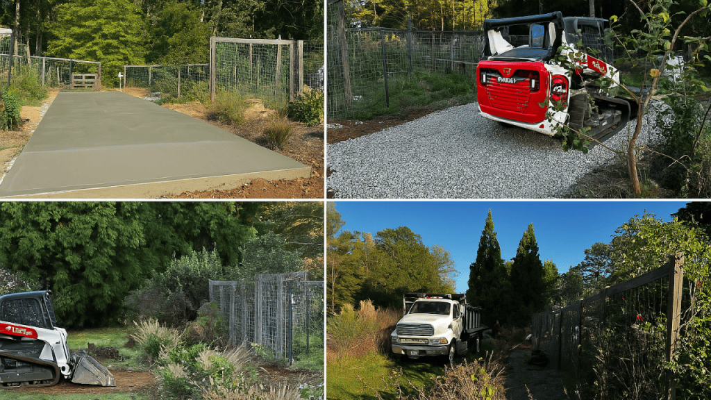 New Concrete Pad For Greenhouse