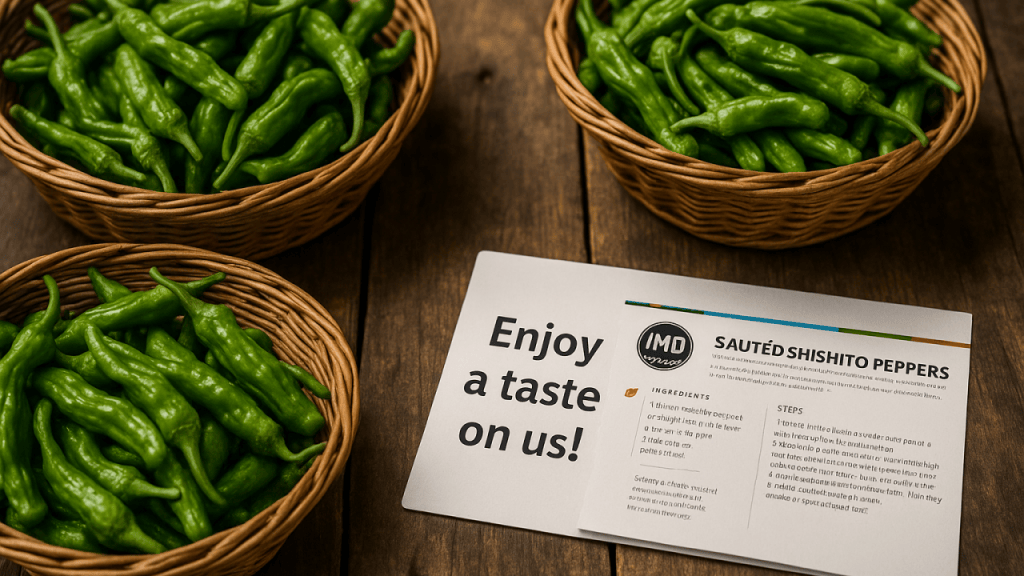 Give Away the Shishitos: Why Sampling Builds a Stronger Business
